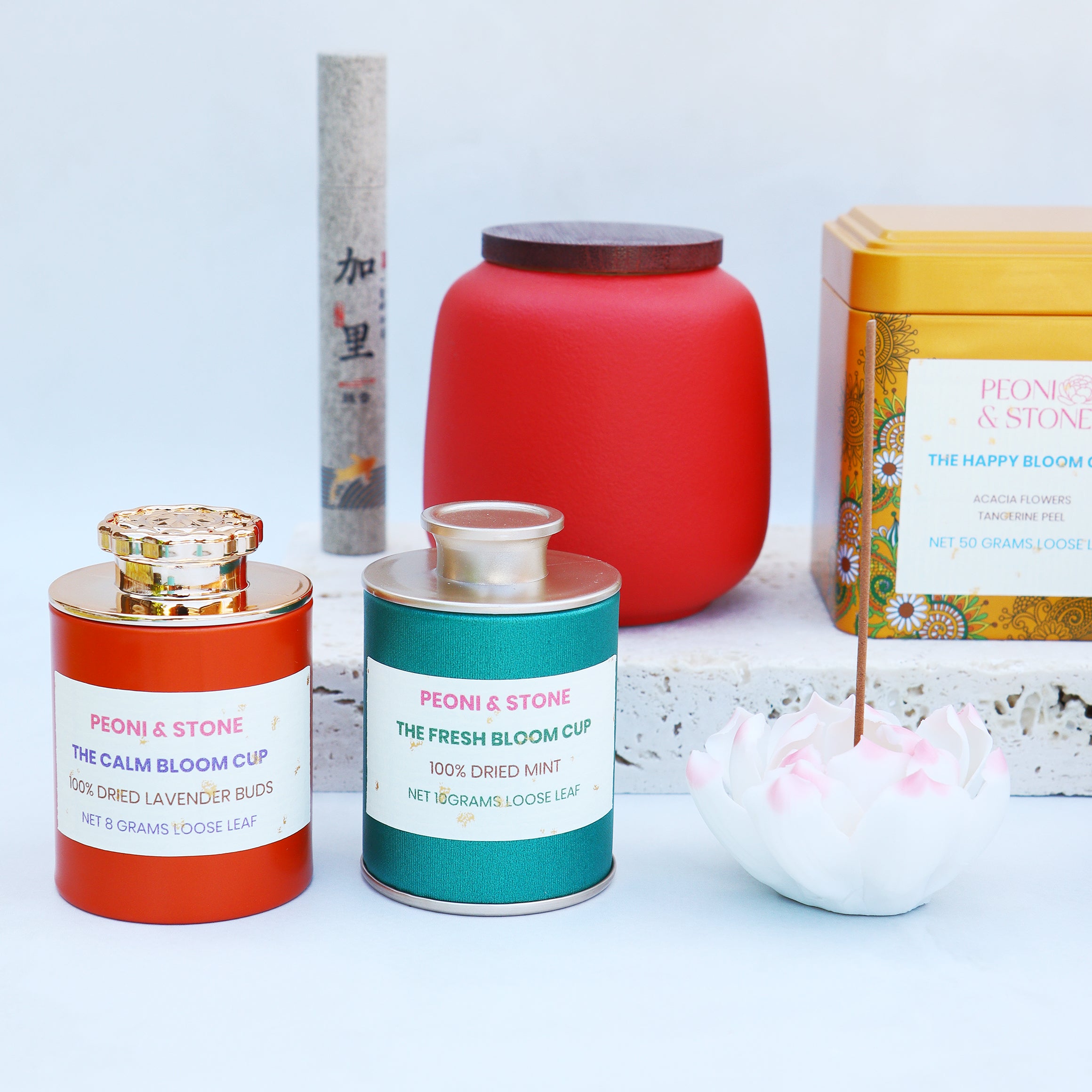 The Eternal Bloom Wellness Box & Ritual Gift Set – PEONI & STONE