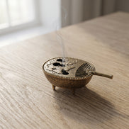 Mini Fan Incense Burner - Ancient Gold