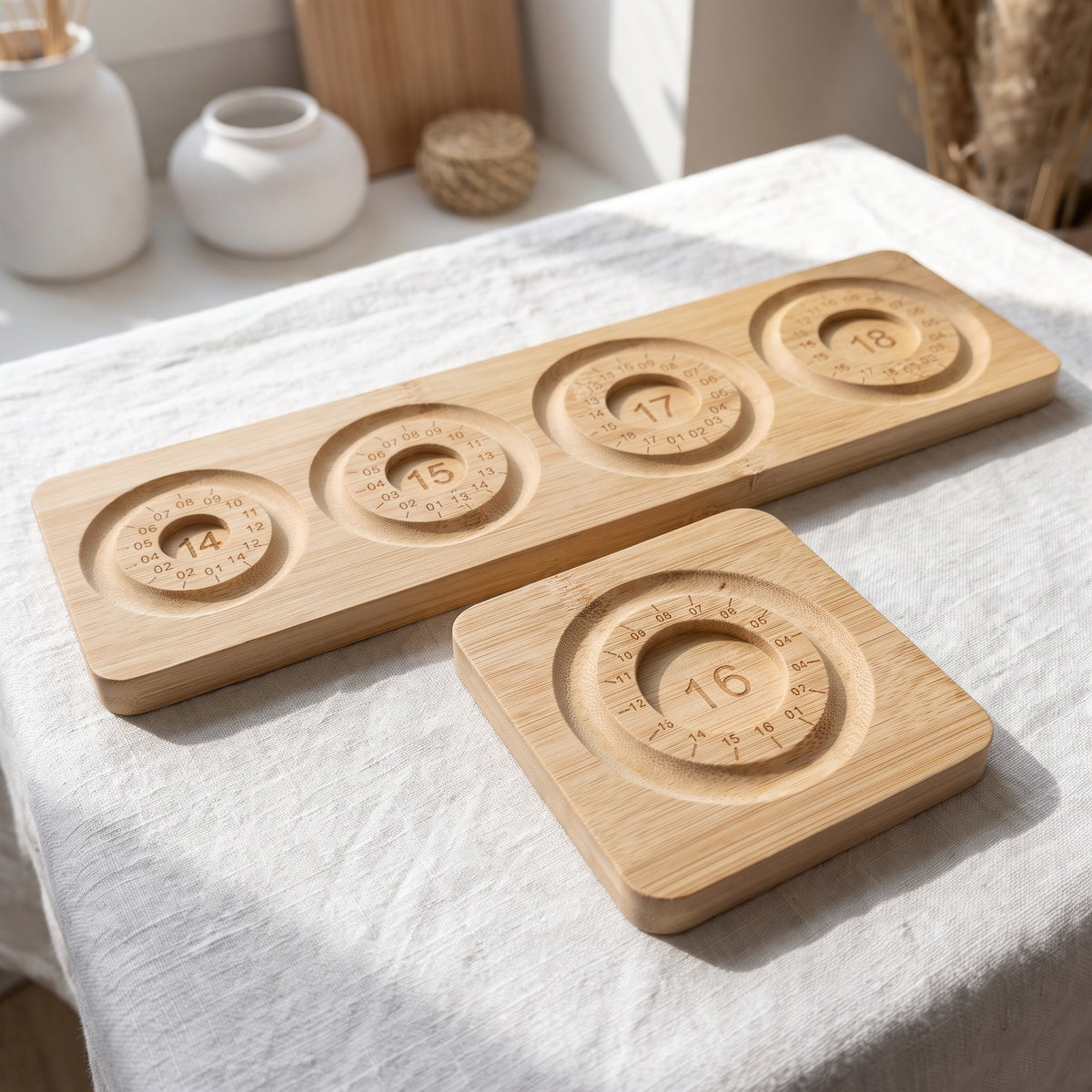 Wooden Bracelet Complete Sizing Tray Set
