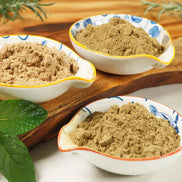 Navy and gold incense vessel with Peoni & Stone Energy Clearing label featuring agarwood, mint, and rosemary blend