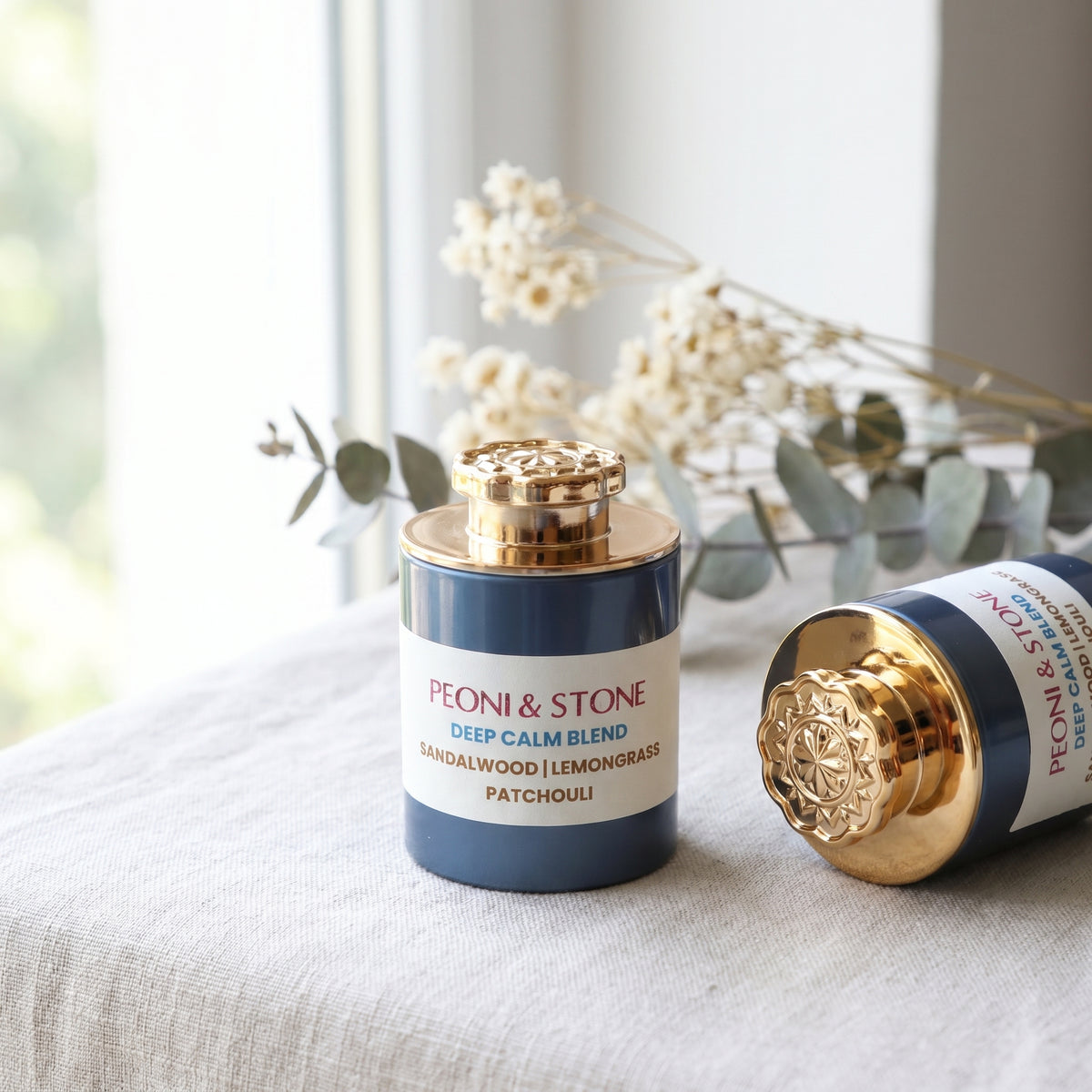 Deep Calm & Relaxation Incense Blend — Sandalwood, Patchouli & Lemongrass