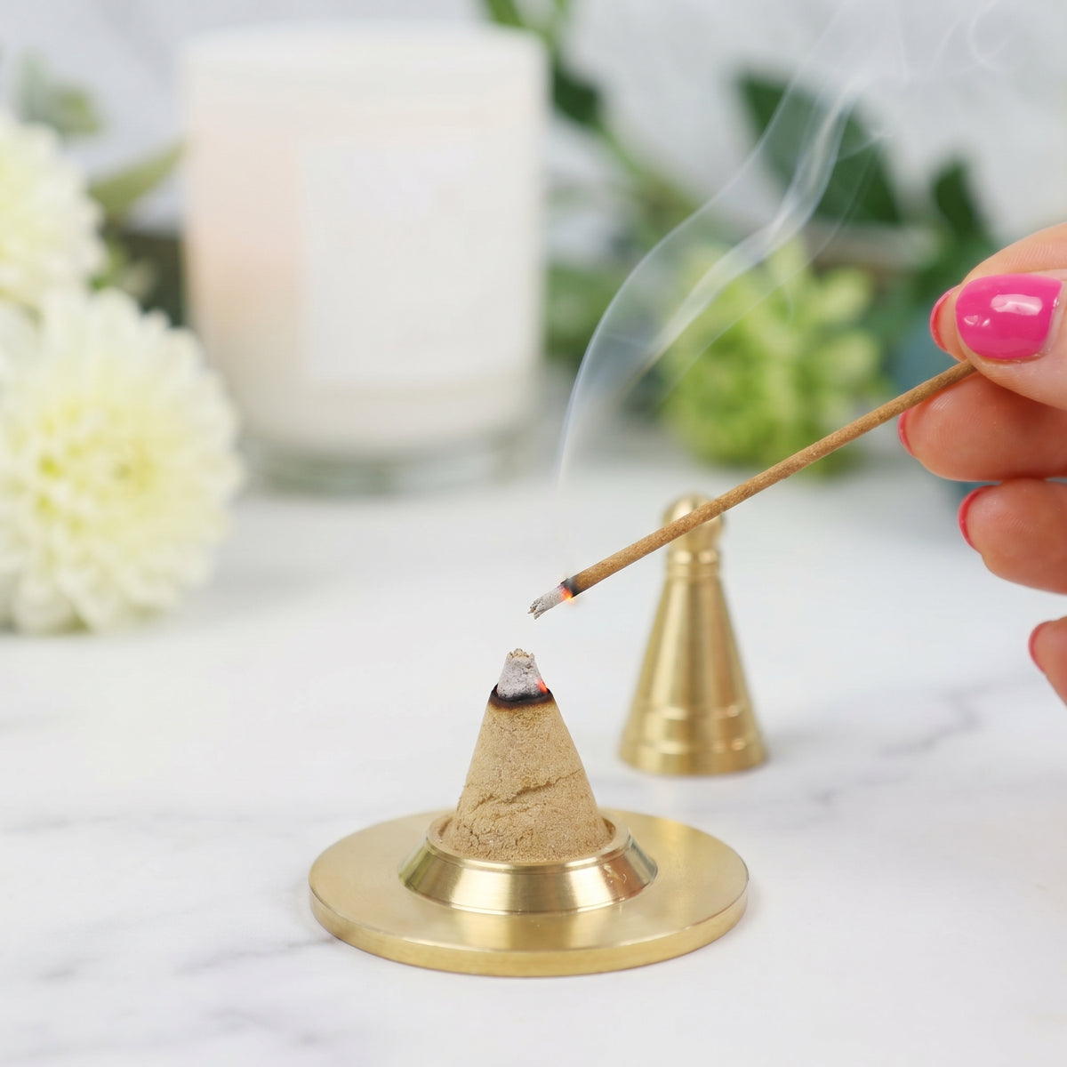 Copper Incense Cone Mold