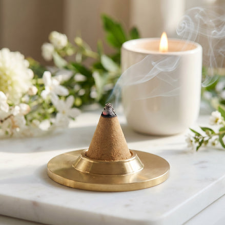 Copper Incense Cone Mold