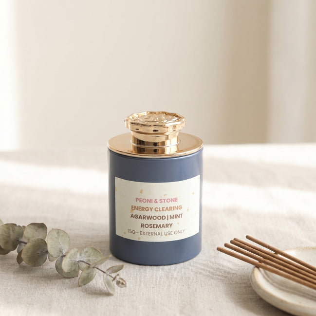 Energy Clearing Incense Blend – Agarwood, Rosemary & Mint