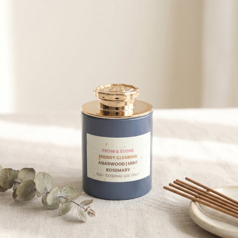 Energy Clearing Incense Blend – Agarwood, Rosemary & Mint
