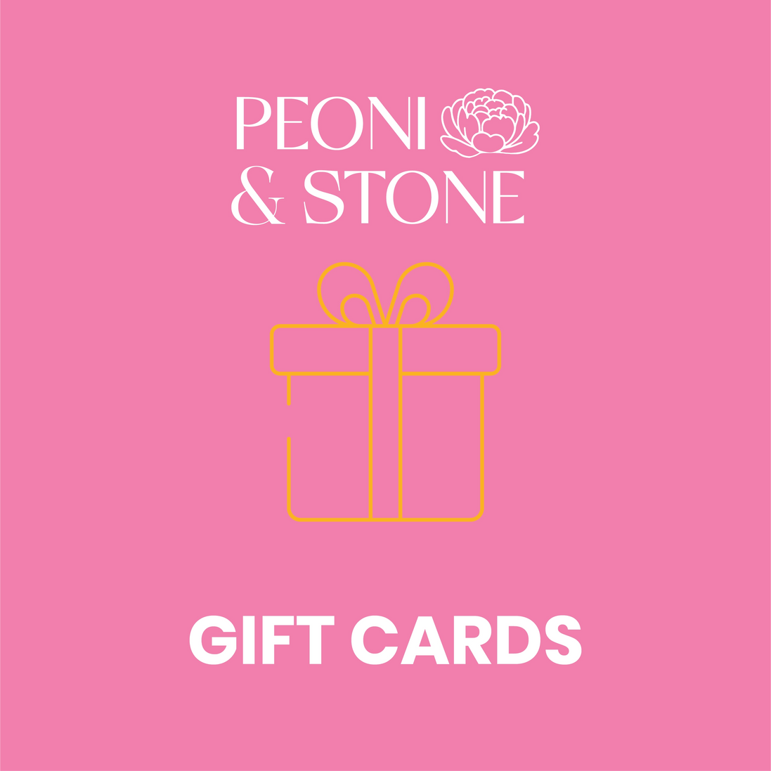 Peoni & Stone Gift Cards