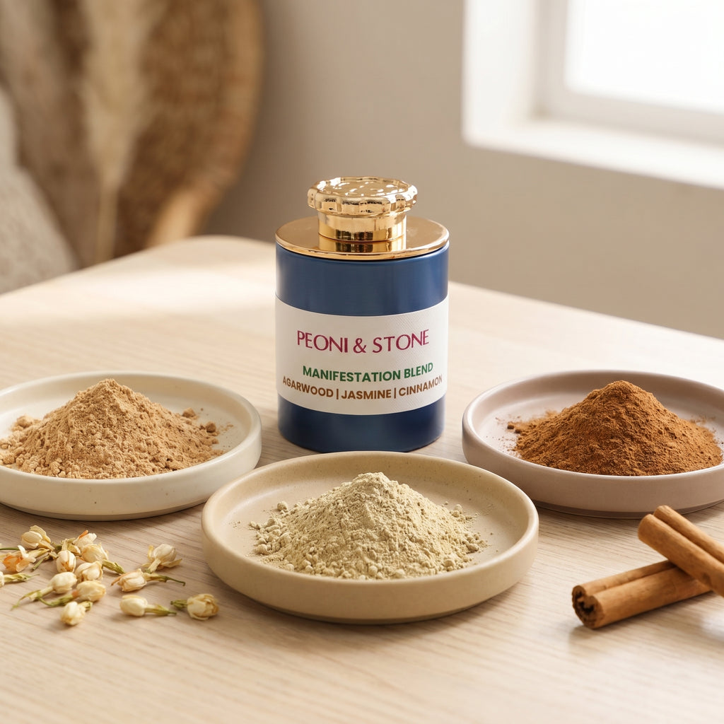 Manifestation Incense Powder Blend – Agarwood, Jasmine & Cinnamon