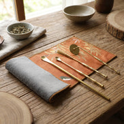 Double-Sided Suede Ritual Cloth -Ceremonial Tea Cloth